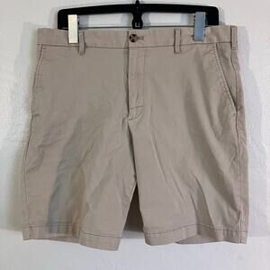 Izod Tan Chino Shorts Saltwater Stretch Men's‎ 34